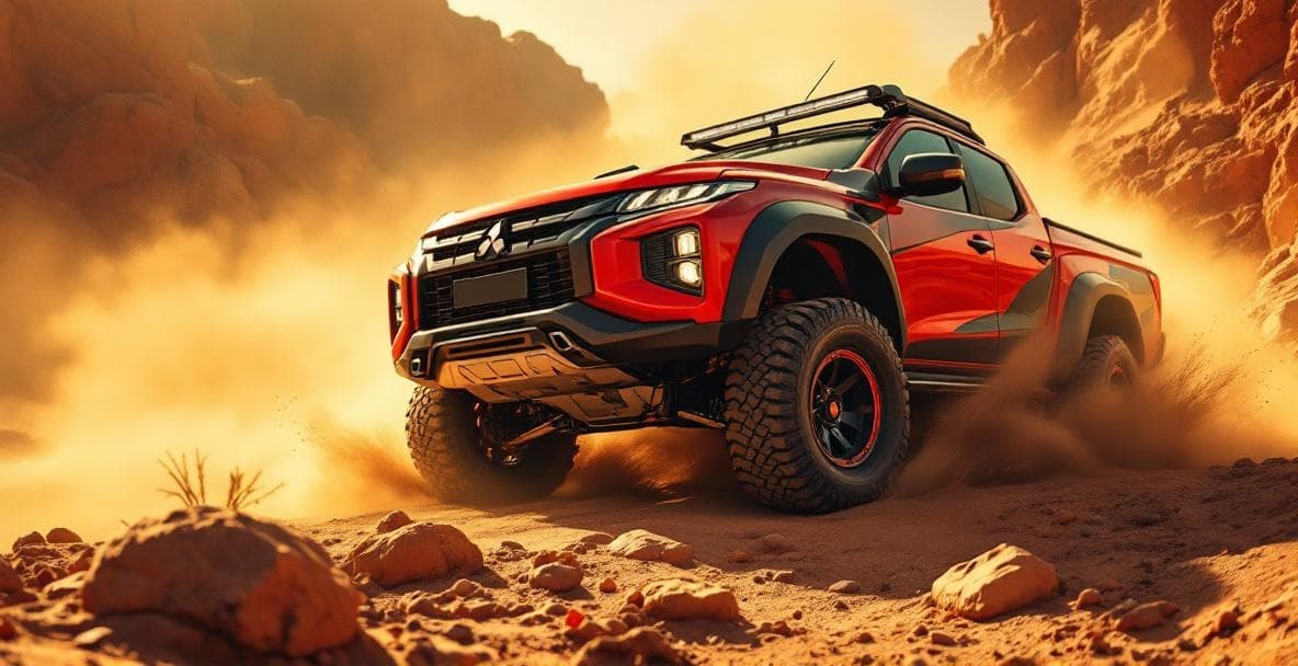 Mitsubishi L200 Raider: внедорожный пикап с усиленной подвеской и клиренсом 237 мм