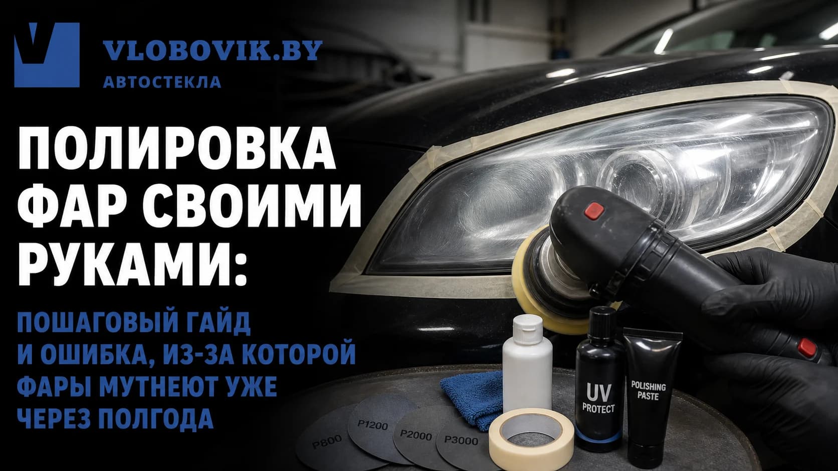 Полировка фар своими руками: пошаговый гайд и ошибка, из-за которой фары мутнеют уже через полгода